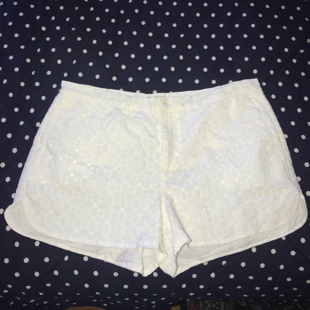 Madewell Eyelet Lace Shorts